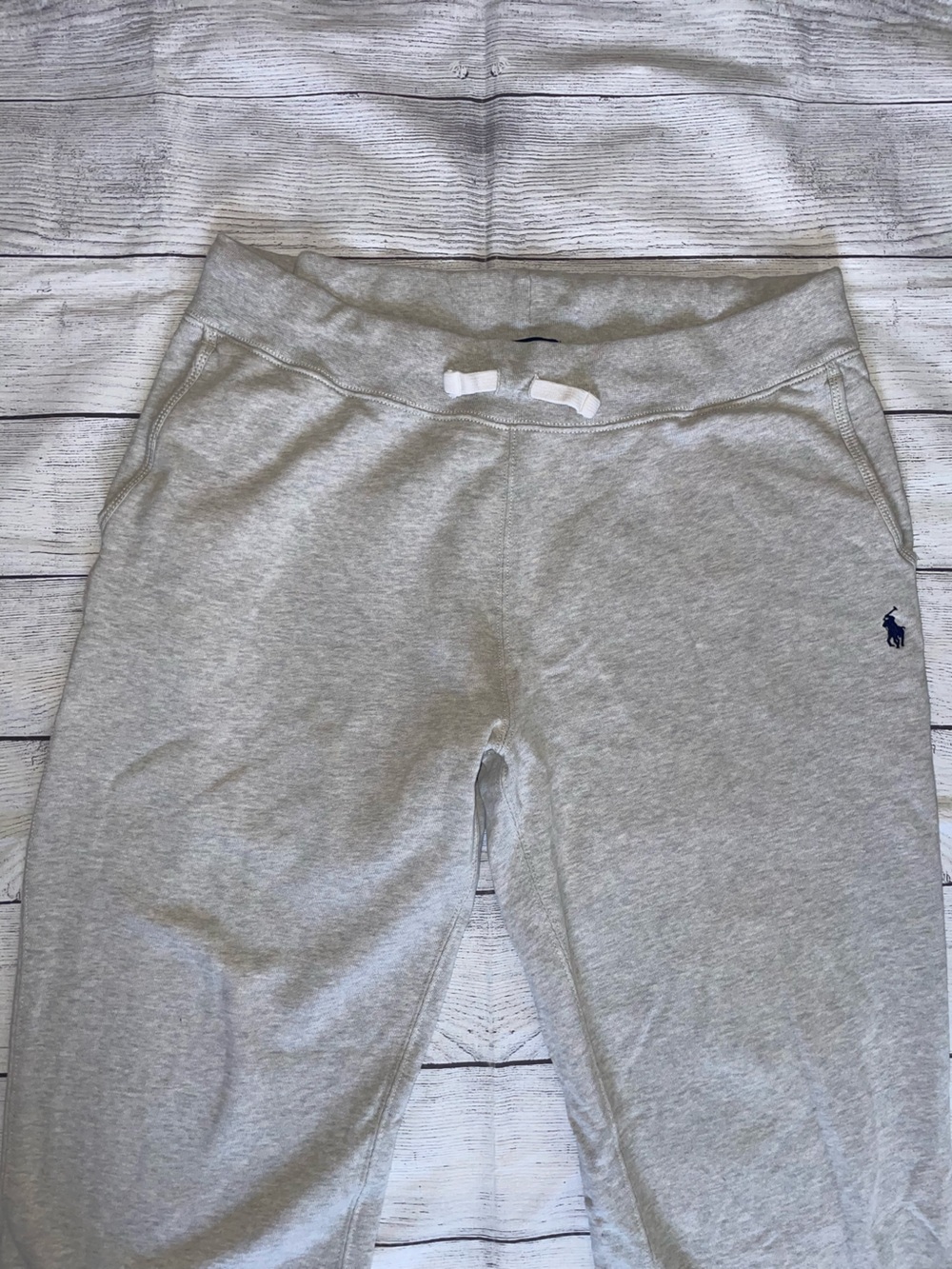 Ralph Lauren Polo Light Gray Jogger Sweatpants - Picture 2 of 6